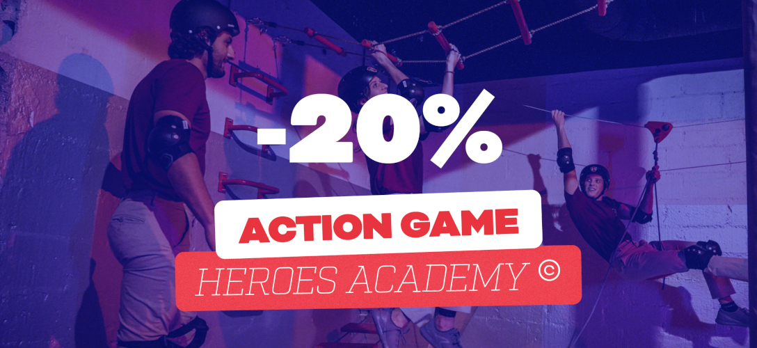 Heroes Academy© : 2x moins cher qu’une journée au ski, 2x plus d’action !